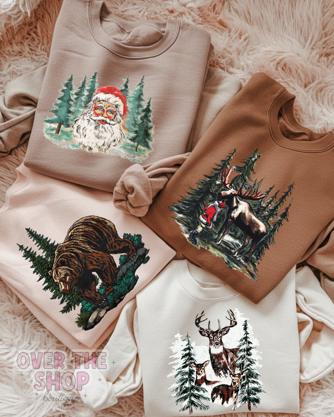 Winter Woodland Crewneck Sweatshirt