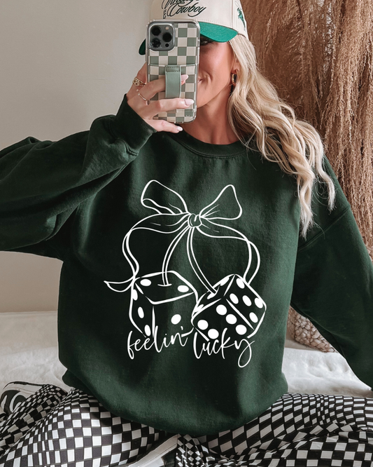 Feelin' Lucky Crewneck Sweatshirt