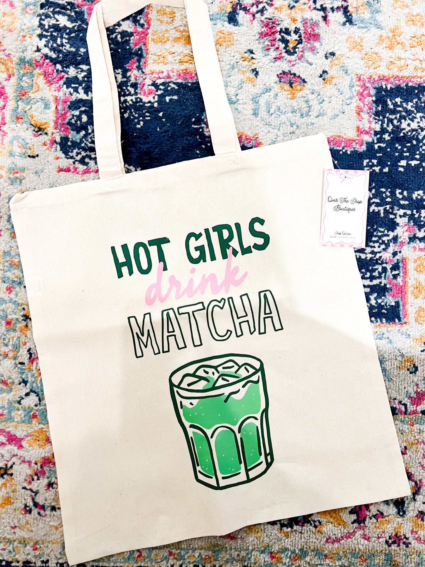 Hot Girls Like Matcha Tote Bag