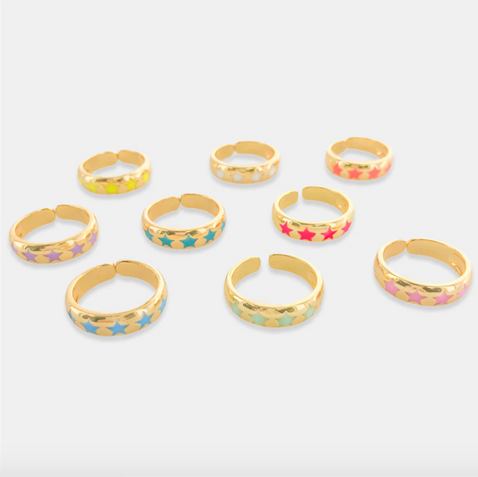 Gold Star Ring