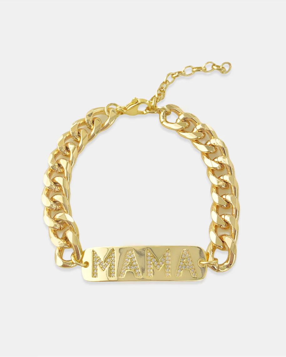 Mama Curb Chain Bracelet