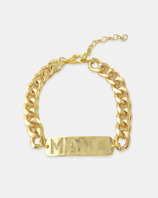 Mama Curb Chain Bracelet