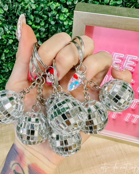 Disco Ball Keychain