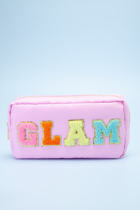 Classic Glam Small Travel Makeup Pouch