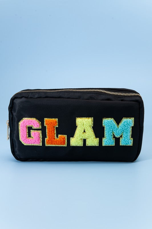 Classic Glam Small Travel Makeup Pouch