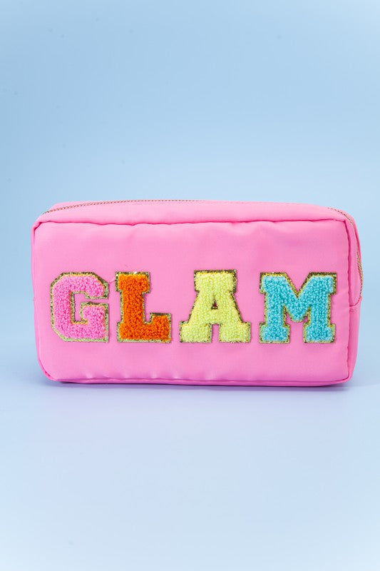 Classic Glam Small Travel Makeup Pouch
