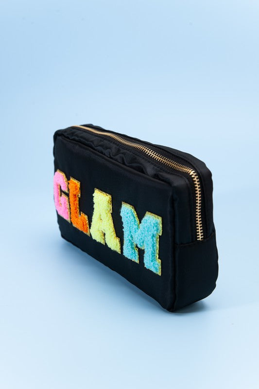 Classic Glam Small Travel Makeup Pouch
