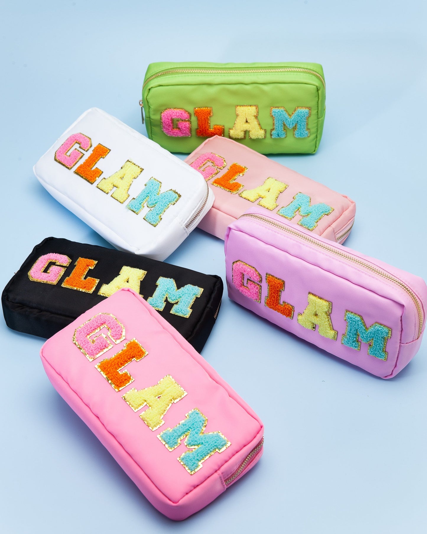 Classic Glam Small Travel Makeup Pouch