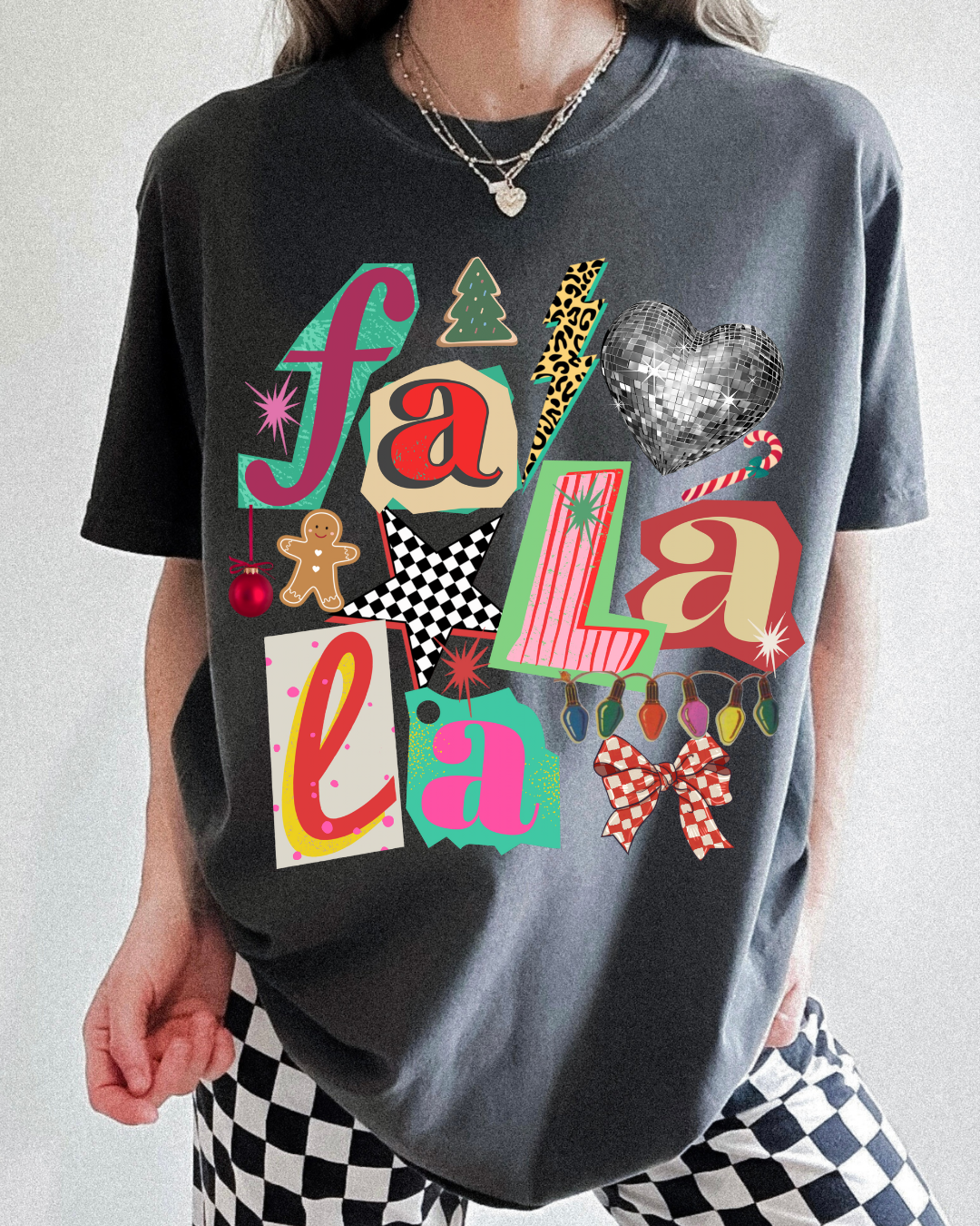 Fa La La Comfort Colors Graphic Tee