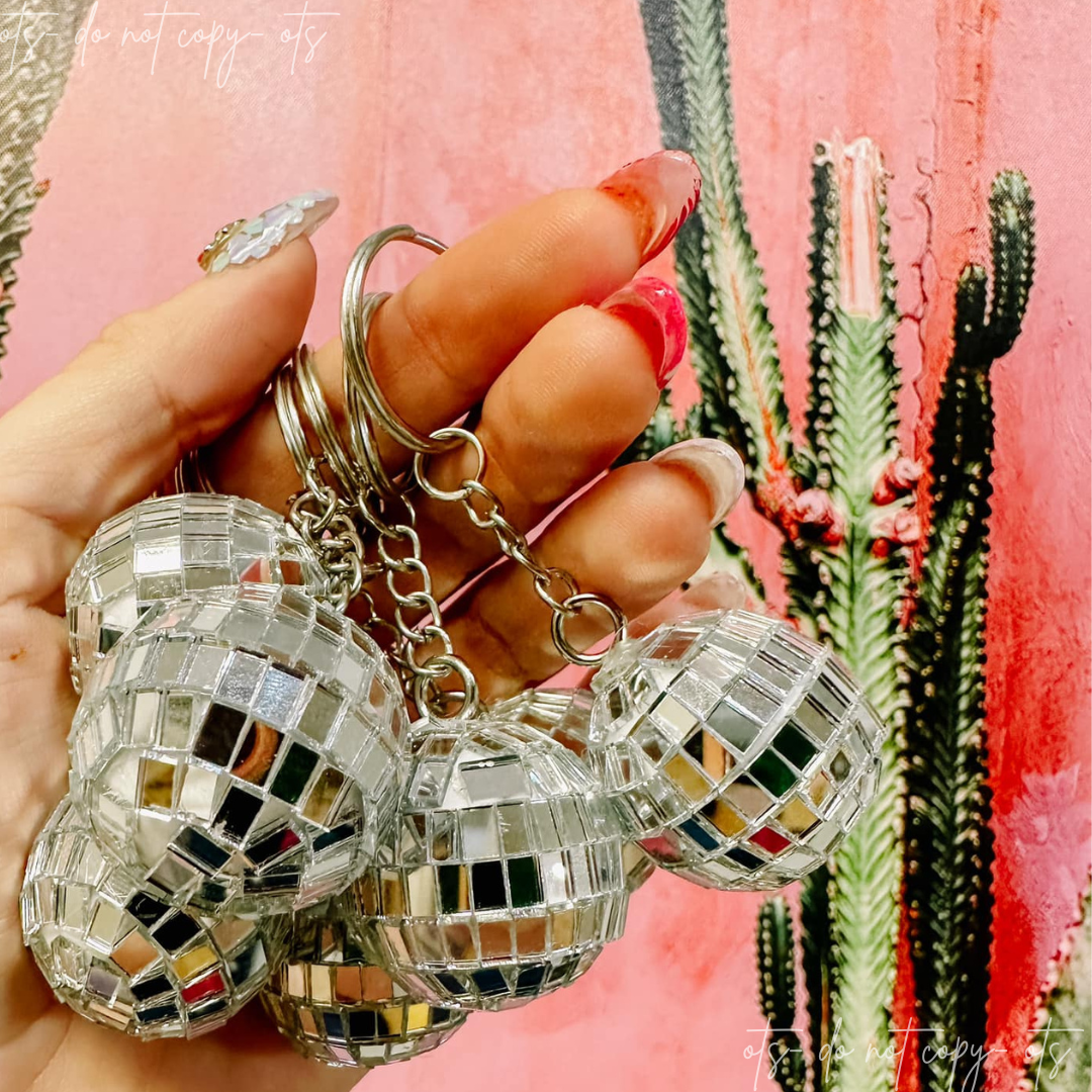 Disco Ball Keychain