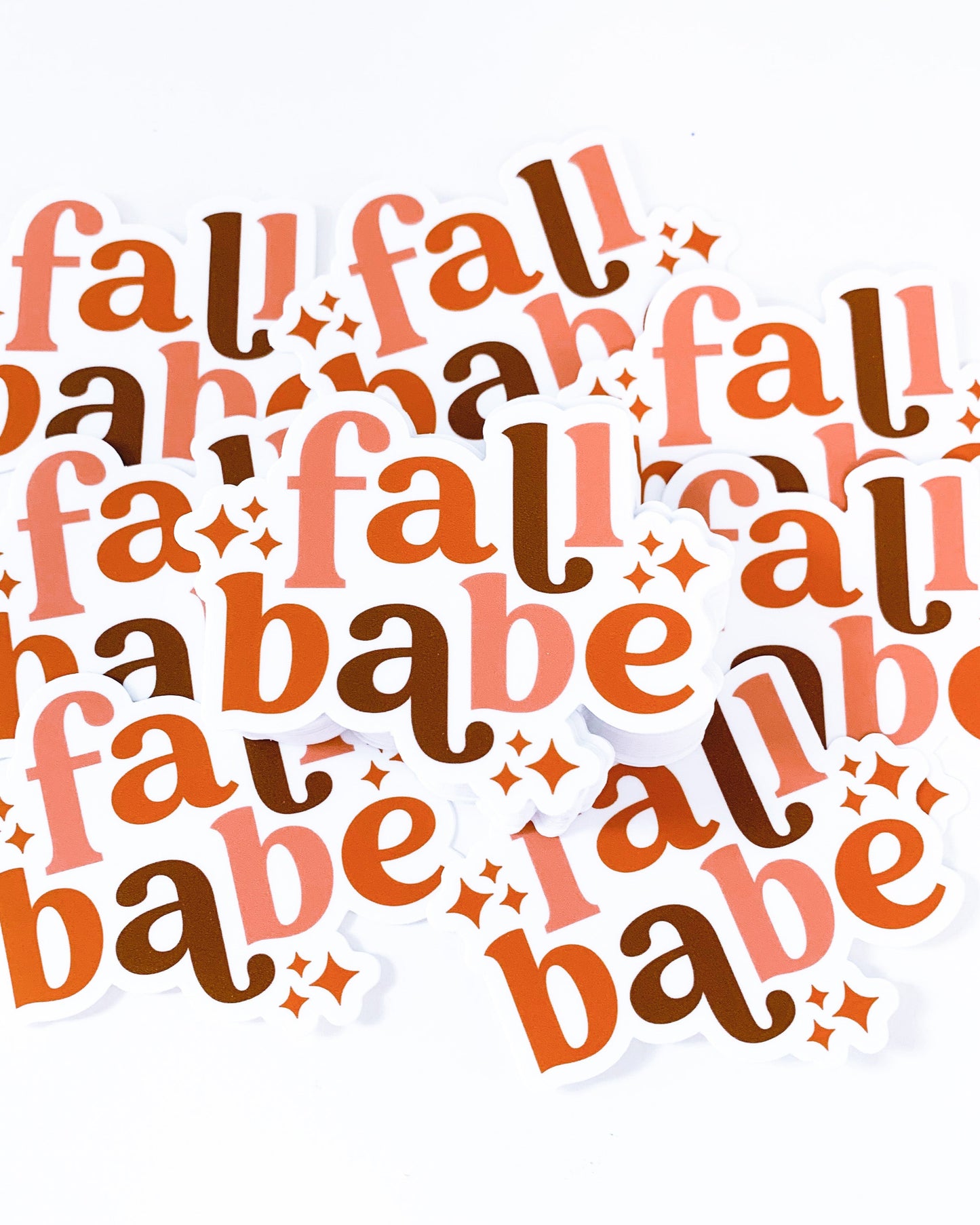 Fall Babe Sticker